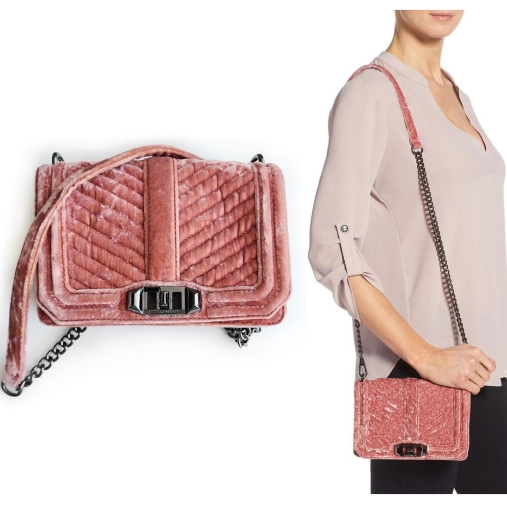 Rebecca Minkoff Chevron Quilted Crossbody Bag - small